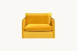 Neva Chair Slipcover Only -SIXPENNY STORE neva chair washed cotton velvet amber coast product 82e006fe 6d2f 4c6b 9ddc 175c91f53784