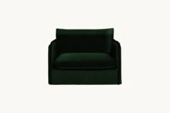 Neva Chair Slipcover Only -SIXPENNY STORE neva chair washed cotton velvet emerald city product ba8aeb0e 02af 44f9 b5ee 83b6632dfd18