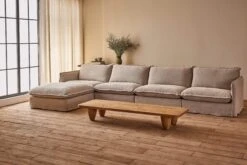 Neva Chaise Sectional Slipcover Only