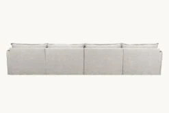 Neva Chaise Sectional Slipcover Only -SIXPENNY STORE neva chaise sectional medium weight linen jasmine rice product PDP4 5 pc e07d4aae fd47 49f0 a002 f46d8035c489