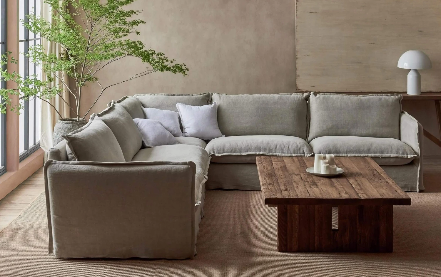 Neva Corner Sectional Slipcover Only 1 Neva Corner Sectional Slipcover Only