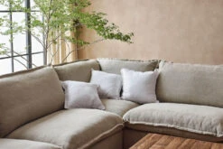 Neva Corner Sectional 25 Neva Corner Sectional -SIXPENNY STORE neva corner sectional medium weight linen jasmine rice product PDP6