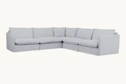 Neva Corner Sectional 35 Neva Corner Sectional -SIXPENNY STORE neva corner sectional medium weight linen poppy seed product