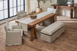 Neva Dining Bench Slipcover Only