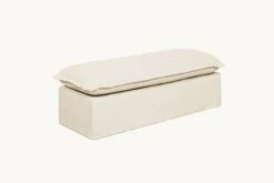 Neva Dining Bench 22 Neva Dining Bench -SIXPENNY STORE neva dining bench medium weight linen warm oatmeal product PDP3