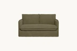Neva Loveseat Slipcover Only -SIXPENNY STORE neva loveseat cotton canvas quiet sage product 558b074e 2791 4765 99fc 8214274daef8