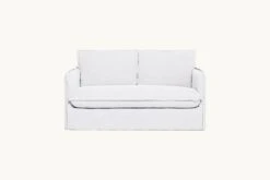 Neva Loveseat 27 Neva Loveseat -SIXPENNY STORE neva loveseat cotton linen pacific pearl product