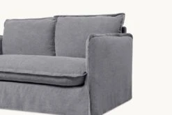 Neva Loveseat Slipcover Only -SIXPENNY STORE neva loveseat light weight linen ink cap product PDP5 e821a152 e73f 4299 b1f2 e28d6e846e86
