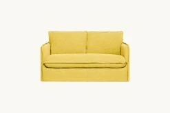 Neva Loveseat Slipcover Only -SIXPENNY STORE neva loveseat washed cotton linen lemon ice product 32c2ceb5 20fd 4ae9 a2a5 4c20dd80d678