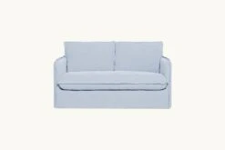 Neva Loveseat Slipcover Only -SIXPENNY STORE neva loveseat washed cotton linen morning glory product 6588edb1 e055 474b ae43 67a9daa6ce06