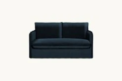 Neva Loveseat Slipcover Only -SIXPENNY STORE neva loveseat washed cotton velvet star sapphire product e9e871a3 1838 4529 a37d d0b376bd705e