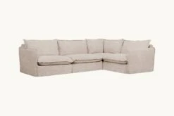 Neva L-Shape Sectional -SIXPENNY STORE neva lshape sectional light weight linen oat flour product fef393d3 7908 475b 8502 8cdea14ad862