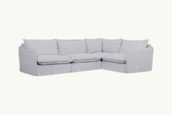 Neva L-Shape Sectional -SIXPENNY STORE neva lshape sectional medium weight linen poppy seed product ae8dcf64 c04f 4ecc 8685 ee6dba78b1ab