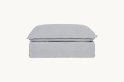 Neva Ottoman -SIXPENNY STORE neva ottoman medium weight linen poppy seed product sectional