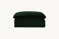 Neva Ottoman Slipcover Only -SIXPENNY STORE neva ottoman washed cotton velvet emerald city product chair 7aa0b032 9d39 4d70 ab19 f148d5fc966f