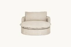 Neva Round Daybed -SIXPENNY STORE neva round daybed cotton canvas beach walk product