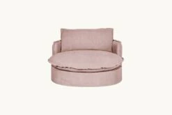 Neva Round Daybed -SIXPENNY STORE neva round daybed cotton linen sundazed coral product
