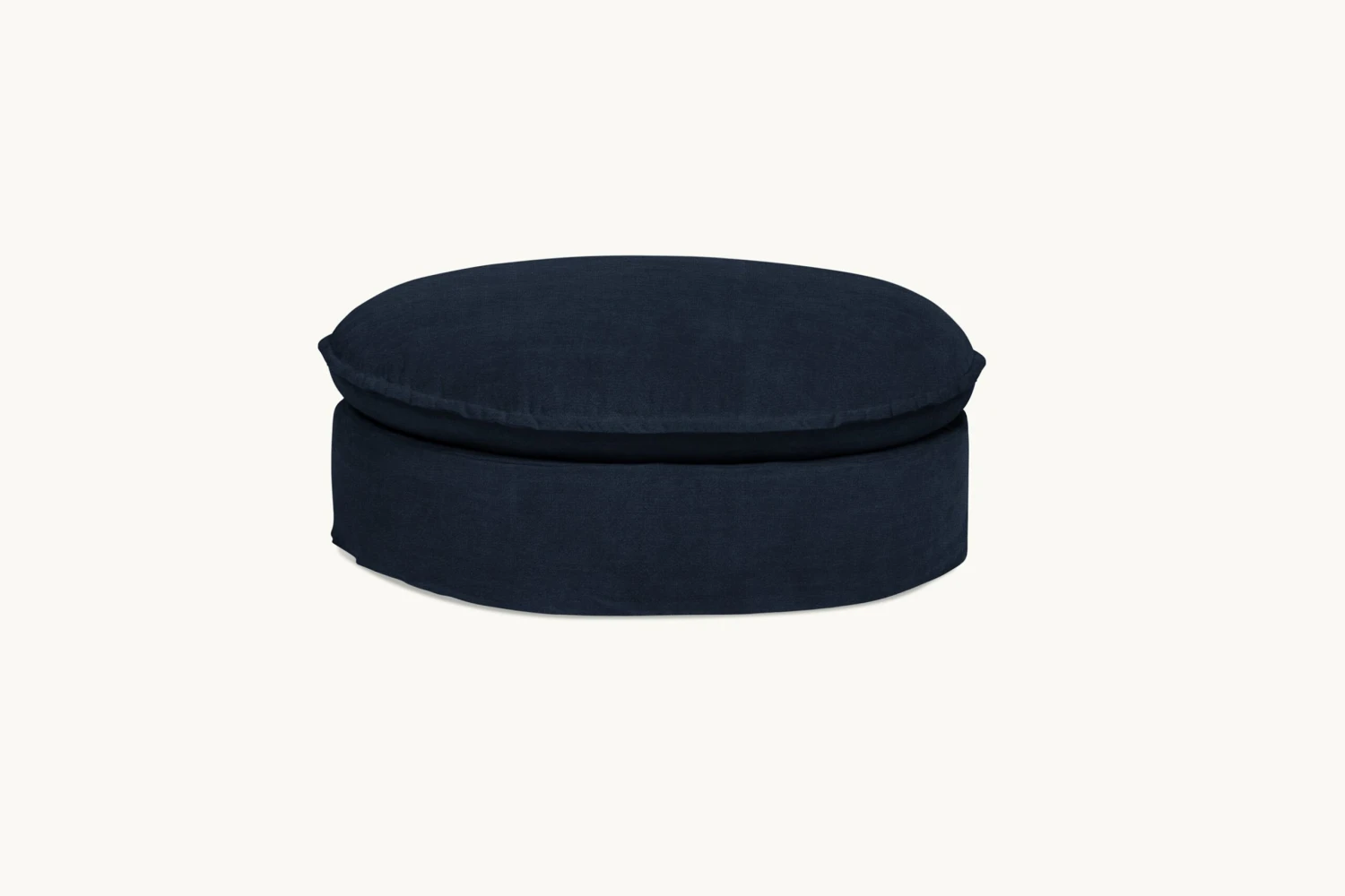 Neva Round Ottoman Slipcover Only 8 Neva Round Ottoman Slipcover Only - Image 8