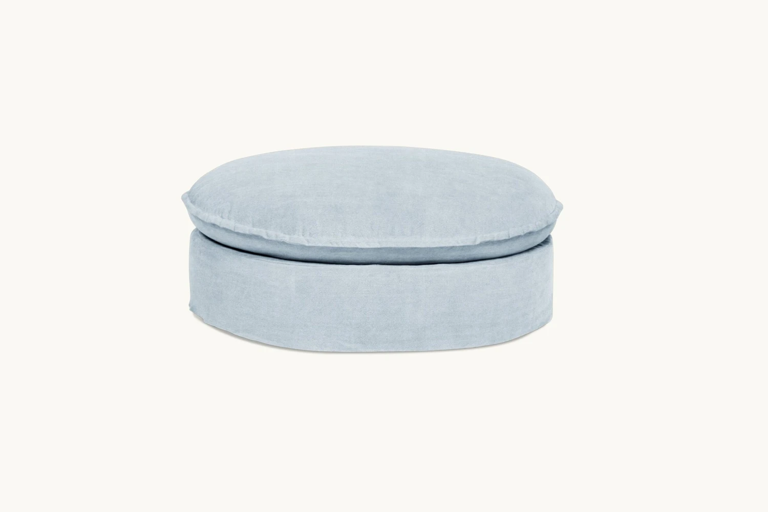 Neva Round Ottoman Slipcover Only 5 Neva Round Ottoman Slipcover Only - Image 5