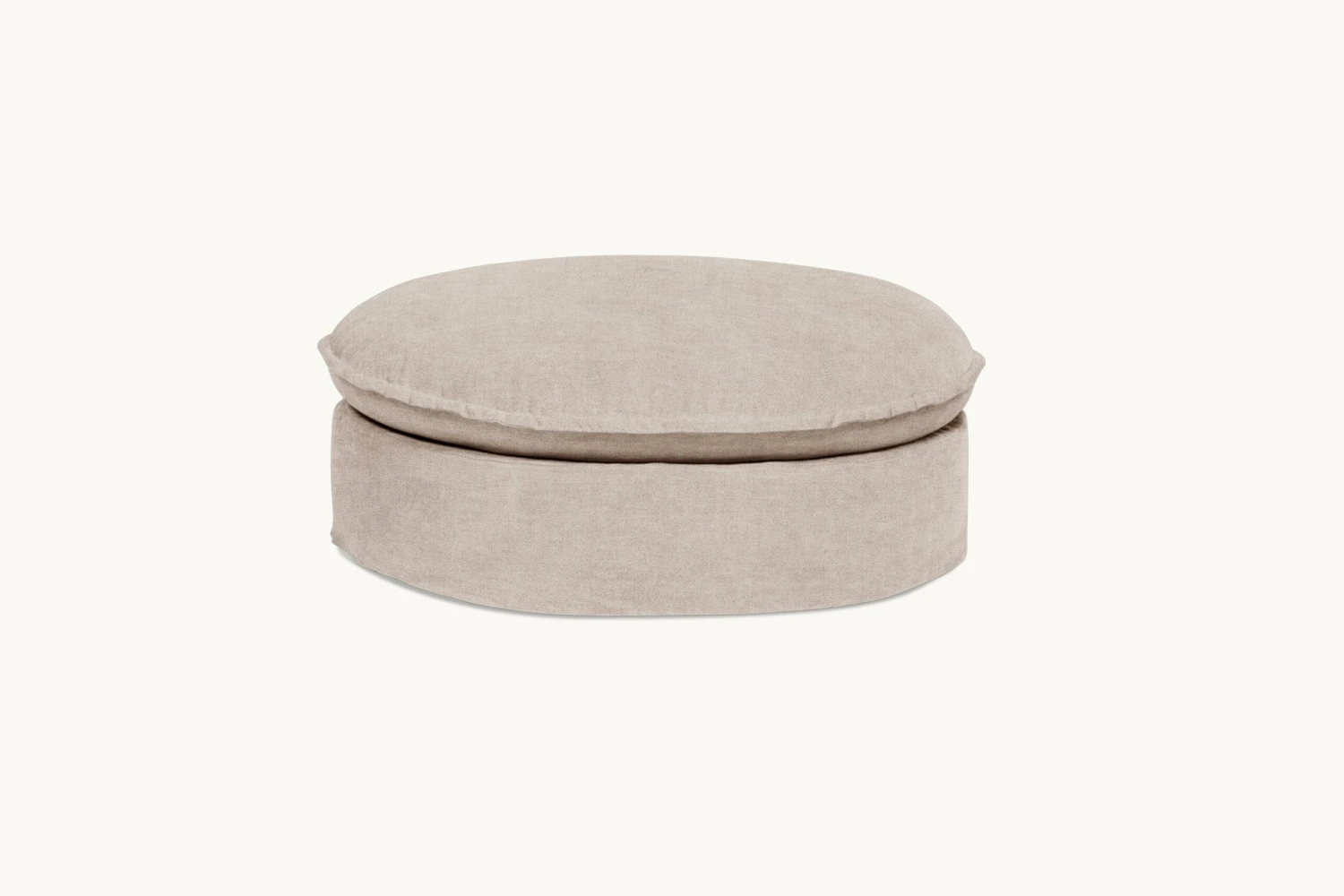 Neva Round Ottoman Slipcover Only 19 Neva Round Ottoman Slipcover Only - Image 19
