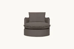 Neva Round Swivel Chair 29 Neva Round Swivel Chair -SIXPENNY STORE neva round swivel chair cotton canvas moon dust product 8e6c726f c0b4 4e88 a20a 177e5d714c25