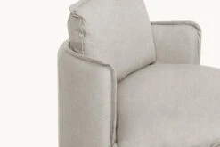 Neva Round Swivel Chair Slipcover Only -SIXPENNY STORE neva round swivel chair medium weight linen jasmine rice product pdp7 slipcover 744b1b9f 7dd9 41d2 b77a a047d4f6a2b9