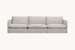 Neva Sectional Slipcover Only 25 Neva Sectional Slipcover Only -SIXPENNY STORE neva sectional sofa medium weight linen jasmine rice product 92b677ee a585 4978 8ae2 80109a6ff303