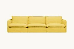 Neva Sectional Slipcover Only 37 Neva Sectional Slipcover Only -SIXPENNY STORE neva sectional sofa washed cotton linen lemon ice product e82e2247 7d03 4f18 b82b dadd534a1da8