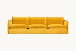 Neva Sectional 39 Neva Sectional -SIXPENNY STORE neva sectional sofa washed cotton velvet amber coast product 76a1ef7a b664 4283 9ec1 8894185a362d