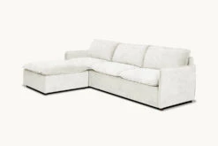 Neva Sleeper Chaise Sectional 30 Neva Sleeper Chaise Sectional -SIXPENNY STORE neva sleeper chaise sectional recycled faux fur dandelion poof product laf