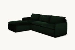 Neva Sleeper Chaise Sectional 39 Neva Sleeper Chaise Sectional -SIXPENNY STORE neva sleeper chaise sectional washed cotton velvet emerald city product laf
