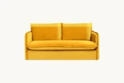 Neva Sofa -SIXPENNY STORE neva sofa washed cotton velvet amber coast product 72