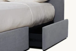 Neva Upholstered Storage Bed -SIXPENNY STORE neva storage bed light weight linen ink cap product pdp7 queen