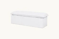 Neva Storage Bench 31 Neva Storage Bench -SIXPENNY STORE neva storage bench cotton linen pacific pearl product