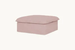 Neva Storage Ottoman Slipcover Only -SIXPENNY STORE neva storage ottoman cotton linen sundazed coral product slipcover