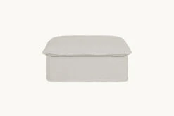Neva Storage Ottoman Slipcover Only -SIXPENNY STORE neva storage ottoman medium weight linen jasmine rice product pdp2 slipcover