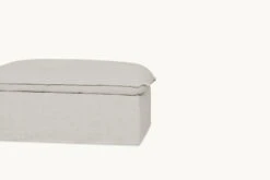 Neva Storage Ottoman Slipcover Only -SIXPENNY STORE neva storage ottoman medium weight linen jasmine rice product pdp6 slipcover
