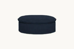 Neva Round Storage Ottoman 27 Neva Round Storage Ottoman -SIXPENNY STORE neva storage round ottoman cotton canvas ancient indigo product