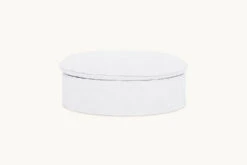 Neva Round Storage Ottoman 31 Neva Round Storage Ottoman -SIXPENNY STORE neva storage round ottoman cotton linen pacific pearl product