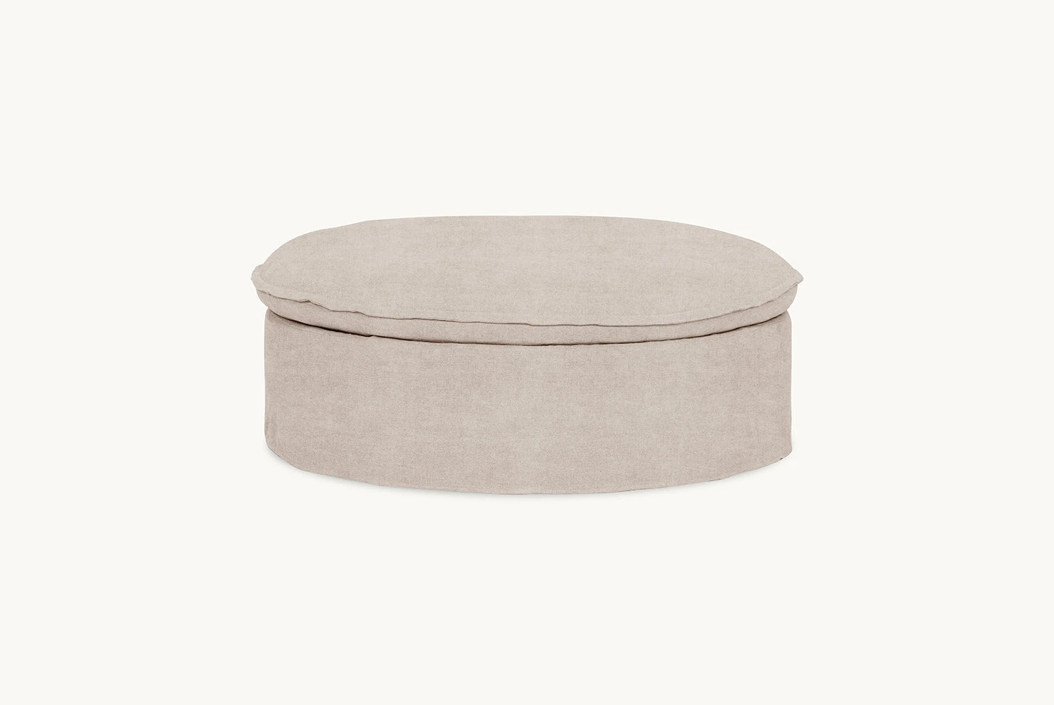 Neva Round Storage Ottoman 3 Neva Round Storage Ottoman - Image 3