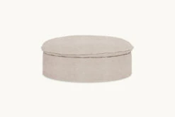 Neva Round Storage Ottoman 23 Neva Round Storage Ottoman -SIXPENNY STORE neva storage round ottoman light weight linen oat flour product pdp4