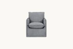 Neva Swivel Glider Chair -SIXPENNY STORE neva swivel glider chair light weight linen ink cap product