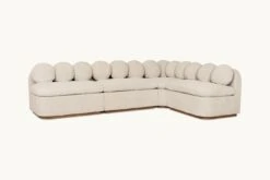 Olea Banquette Slipcover Only -SIXPENNY STORE olea banquette cotton canvas beach walk product slipcover