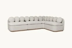 Olea Banquette 22 Olea Banquette -SIXPENNY STORE olea banquette medium weight linen jasmine rice product PDP3