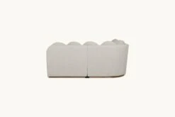 Olea Corner Sectional Slipcover Only -SIXPENNY STORE olea corner sectional medium weight linen jasmine rice product pdp4 short slipcover