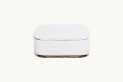 Olea Ottoman -SIXPENNY STORE olea ottoman cotton linen pacific pearl product sectional