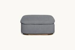 Olea Ottoman Slipcover Only -SIXPENNY STORE olea ottoman light weight linen ink cap product sectional slipcover