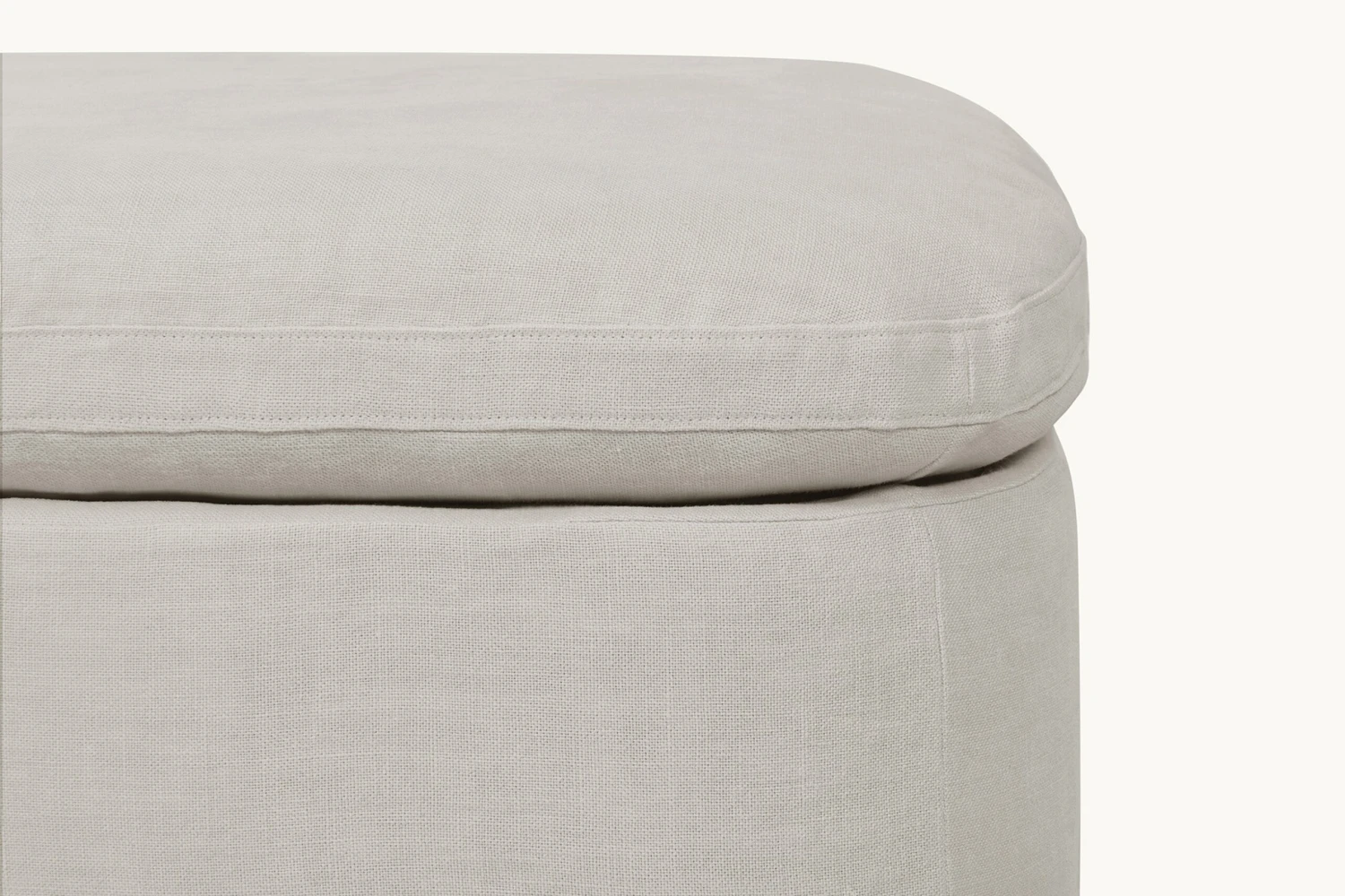 Olea Storage Ottoman Slipcover Only 4 Olea Storage Ottoman Slipcover Only - Image 4