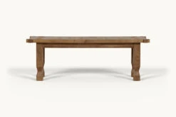 Ora Dining Bench -SIXPENNY STORE ora dining bench reclaimed pine heritage pine product pdp2