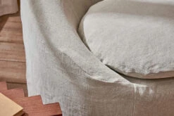 Ozzi Chair 25 Ozzi Chair -SIXPENNY STORE ozzi chair medium weight linen jasmine rice product PDP6